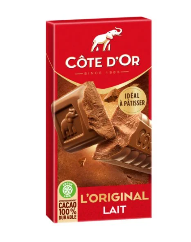 Chocolat au lait l'original CÔTE D'OR - 3609