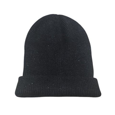Bonnet femme liseré lurex et sequins