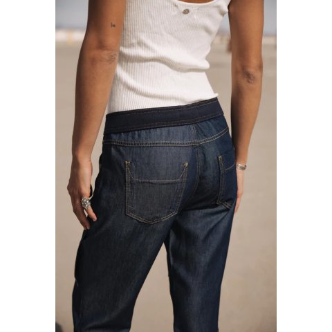 Jeans cargo Femme mauricia dark