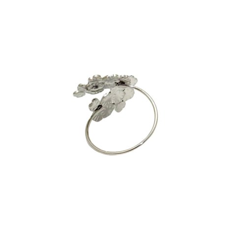 Bague femme acier argenté Mayra