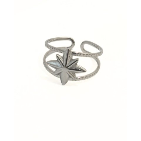 Bague femme acier argenté Rasmine