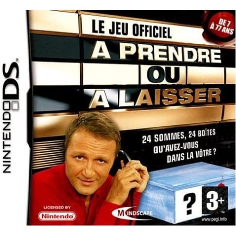 JEU DS A PRENDRE OU A LAISSER SANS BOITE