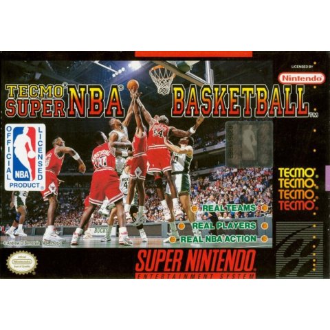 JEU SNES TECMO SUPER NBA BASKETBALL (IMPORT USA) SANS BOITE