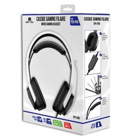 CASQUE GAMING FILAIRE SPX-500 POUR PS5 (COMPATIBLE PS4, SERIES X/S) -  274012