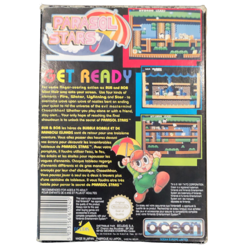 JEU NES PARASOL STARS RAINBOX ISLAND 2 COMPLET
