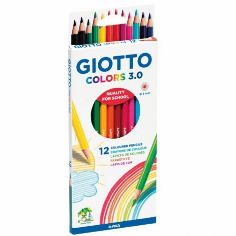 Colors 3.0 - 12 Crayons de couleur - GIOTTO
