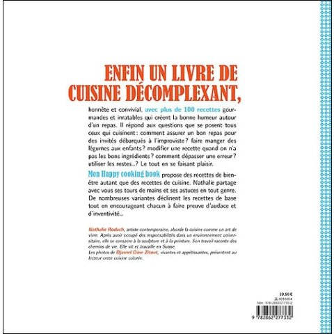 LIVRE MON HAPPY COOKING BOOK
