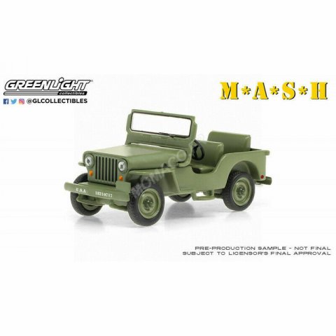 FORD GPW 1942 "M*A*S*H (1972-1983)" - 1:43 GREENLIGHT 86593