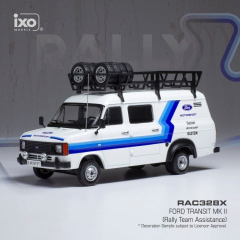 FORD transit MK II Rally Assistance - 1:43 IXO RAC328X