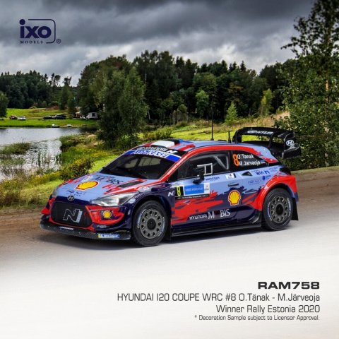 HYUNDAI i20 WRC 2020 Tanak - 1:43 IXO RAM758