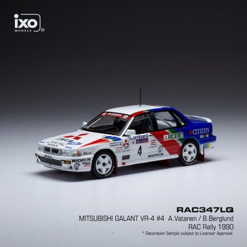 MITSUBISHI Galant VR-4 #4 1990 Vatanen - 1:43 IXO RAC347LQ