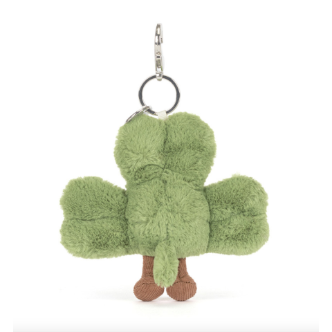 Peluche Amuseables Siofra Shamrock Bag charm - Porte-clé Trèfle JELLYCAT