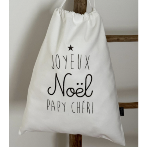 Baluchon de Noël "Joyeux Noël PAPY CHERI"