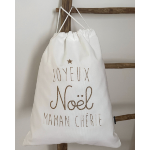 Baluchon de Noël "Joyeux Noël MAMAN CHERIE"