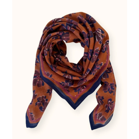Big foulard Vioeta Rust APACHES