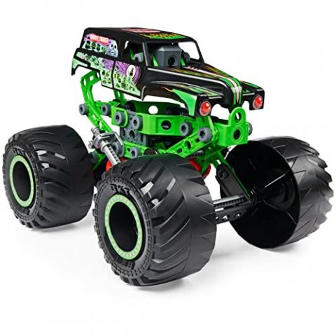 Meccano Junior - Monster truck grave digger - Véhicule Monster Truck Géant A Retrofriction