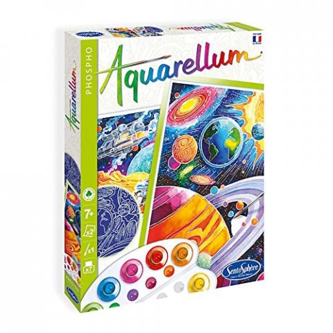 Aquarellum phospho - Cosmos - Kit peinture Aquarellable Magique