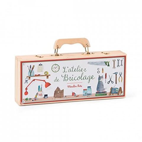 Moulin Roty - Petite valise bricolage - 6 outils