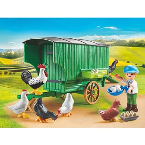 Playmobil Country 70138 - Enfant et poulailler