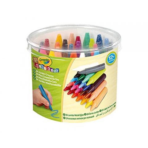 Crayola - Mini Kids - 24 "Maxi" crayons à la cire