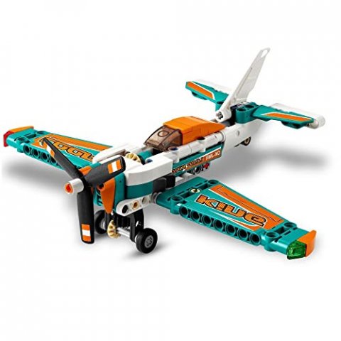 LEGO Technic 42117 - Avion de Course Avion à réaction 2 en 1