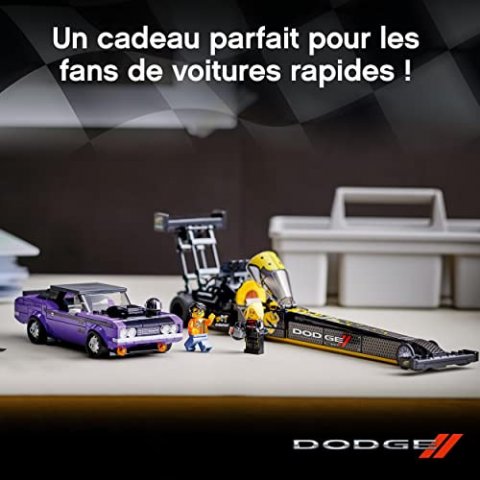 LEGO 76904 Speed Champions - Set Mopar Dodge//SRT Top Fuel Dragster & 1970 Dodge Challenger T/A
