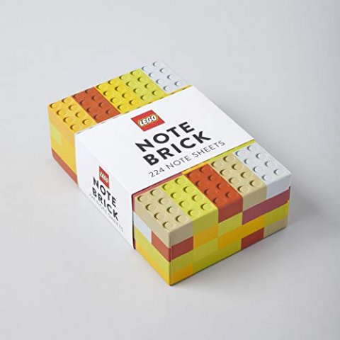LEGO Note Brick: 224 feuille de note (jaune-orange)