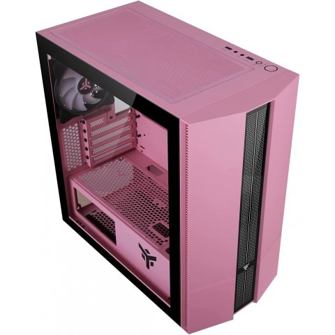 Mini tour iTek Liflig B41 RGB avec panneau vitré - Pink Edition