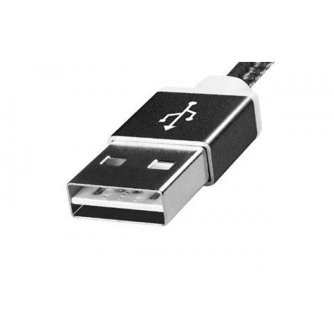 Câble USB type A vers Micro B mâle, 1mètre, noir