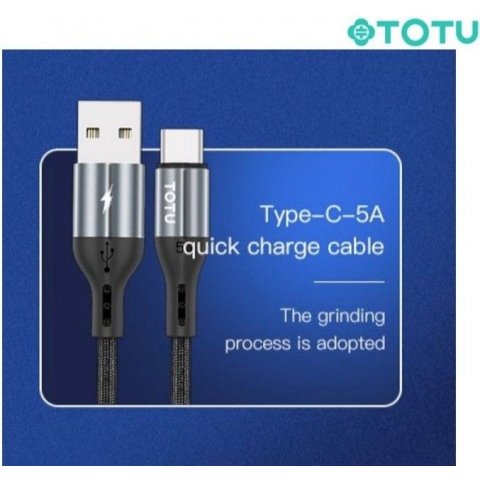 Câble USB vers type C 5A 1.2 M TOTU (BT-015) - 22521
