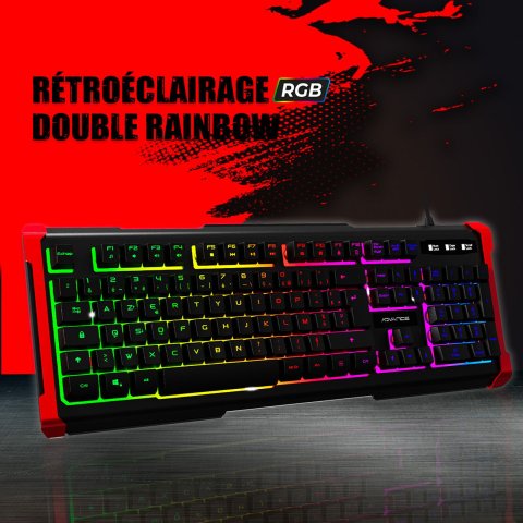 Clavier Gamer GTA 240 RGB (Réf. : CLA-GTA240)