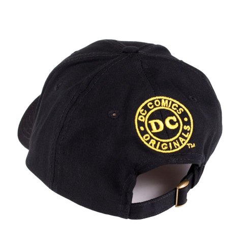Casquette Batman Noire Logo jaune baseball