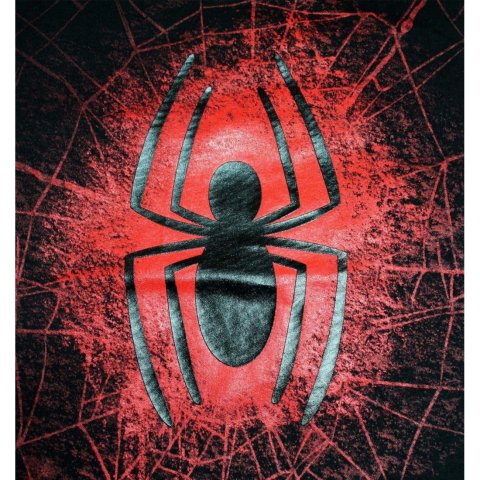 Tee-Shirt Noir Spider rouge Spiderman