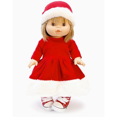 Ensemble Christmas fille - poupée Gordis Minikane