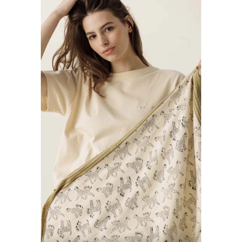 Big foulard Latika Pongo Macadamia APACHES