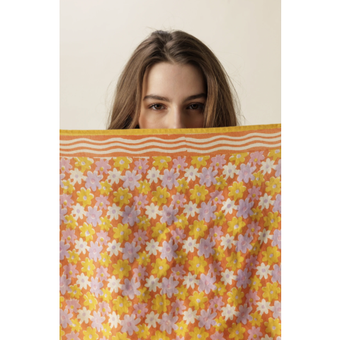 Small foulard Paquerette Orange APACHES