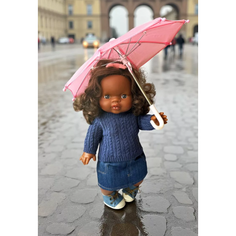 Parapluie pour poupée MINIKANE rose