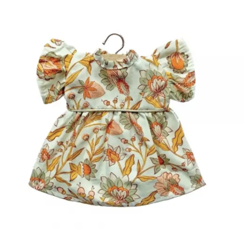 Robe Daisy en coton Adèle pour poupée MINIKANE