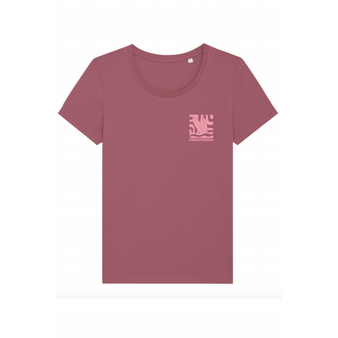 T-shirt bird hibiscus