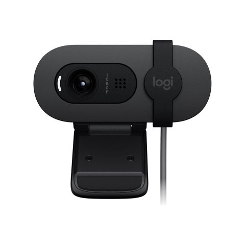 LOGITECH BRIO 105, 720p 1080p, 2MP photos, micro intégré - noire - 960-001592