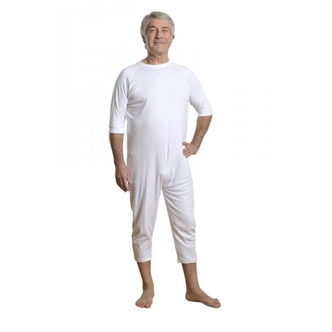 Pyjama-combinaison mixte GIBRALTAR blanc