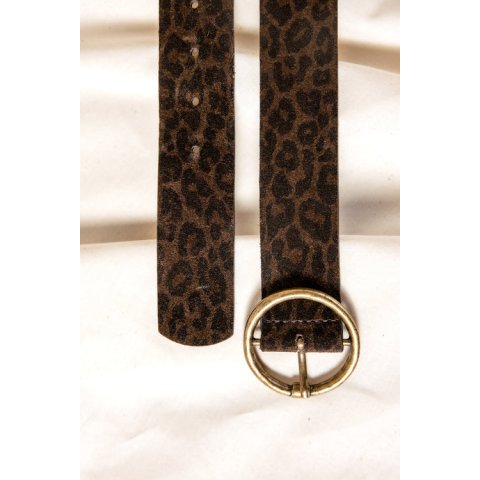 Ceinture en cuir Femme Angelisa Leo Coffee 