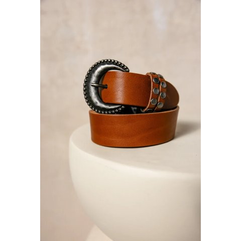 Ceinture en cuir Femme Freeman T.Porter Kirza Camel 