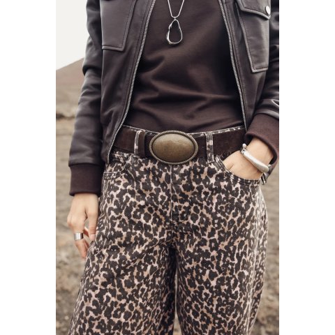 Ceinture en cuir Femme Freeman T.Porter Kallas Chocolate 
