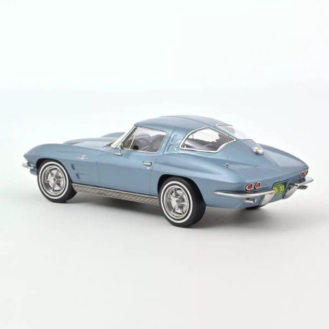 CHEVROLET Corvette Sting Ray 1963 Bleu clair métallisé - 1:18 NOREV 18