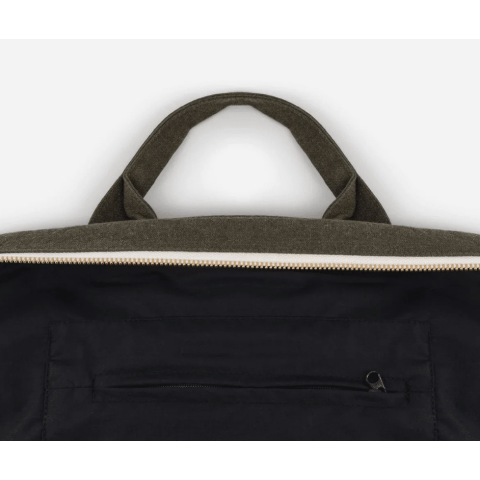 Citybag en coton recyclé Achille - Kaki