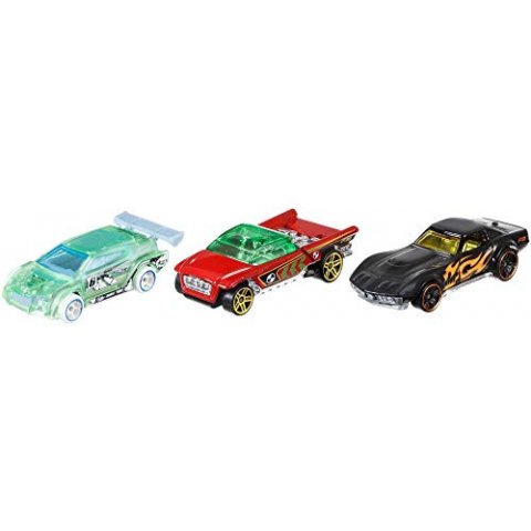Hot Wheels Coffret 3 véhicules, jouet pour enfant de petites voitures miniatures, modèle aléatoire