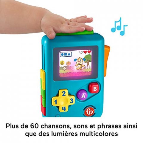 Fisher-Price - Ma première console de jeu​ - Jouet Musical - version française pour bébé et enfant de 6 mois et plus