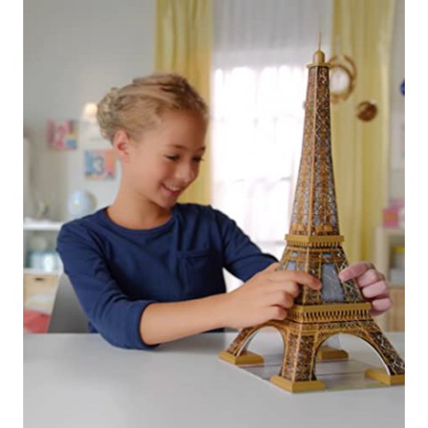 Puzzle 3D Tour Eiffel - 216 pièces numérotées - À assembler sans colle