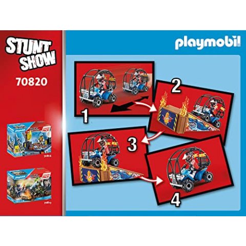Playmobil 70820 - Starter Pack Stuntshow avec Rampe